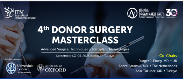 4th ITN Donor Surgery Masterclass –İstanbul